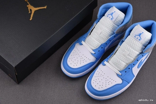 Rep EP Blue Grey DX9276-100 Jordan 1 University DX9276-100 Mid 0406